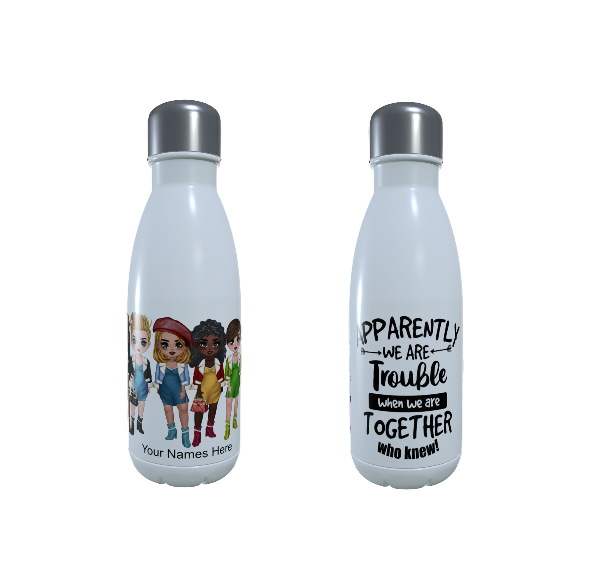 6 Best Friends - Sister Forever Thermal Bottle - Click Image to Close